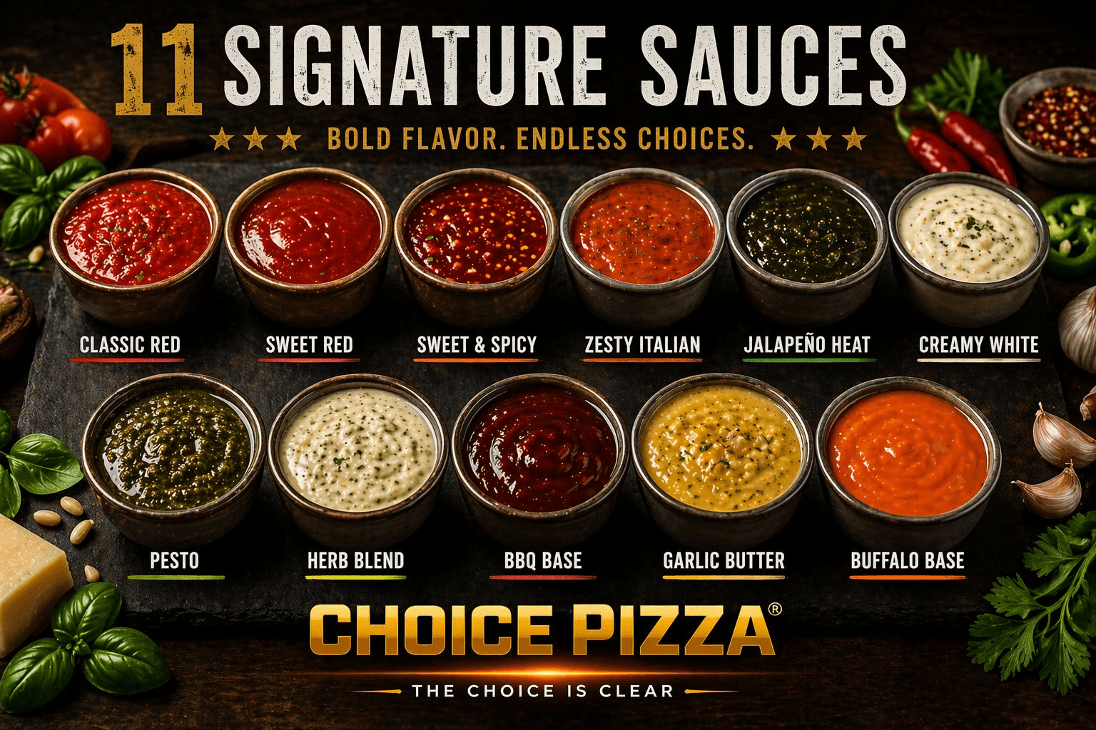11 Signature Sauces