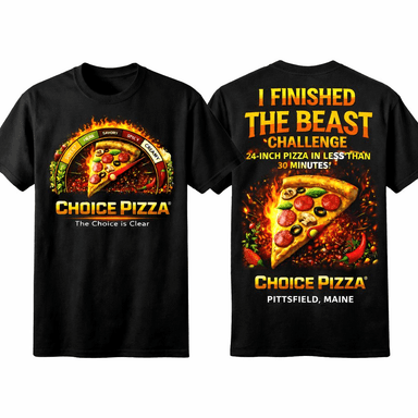 Beast Challenge winner shirt